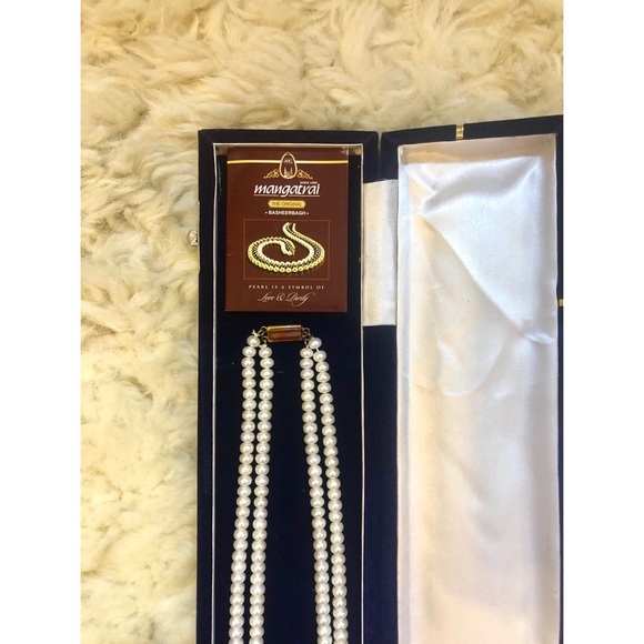 Double Strand Fresh Water Pearl Necklace - Picture 2 of 3